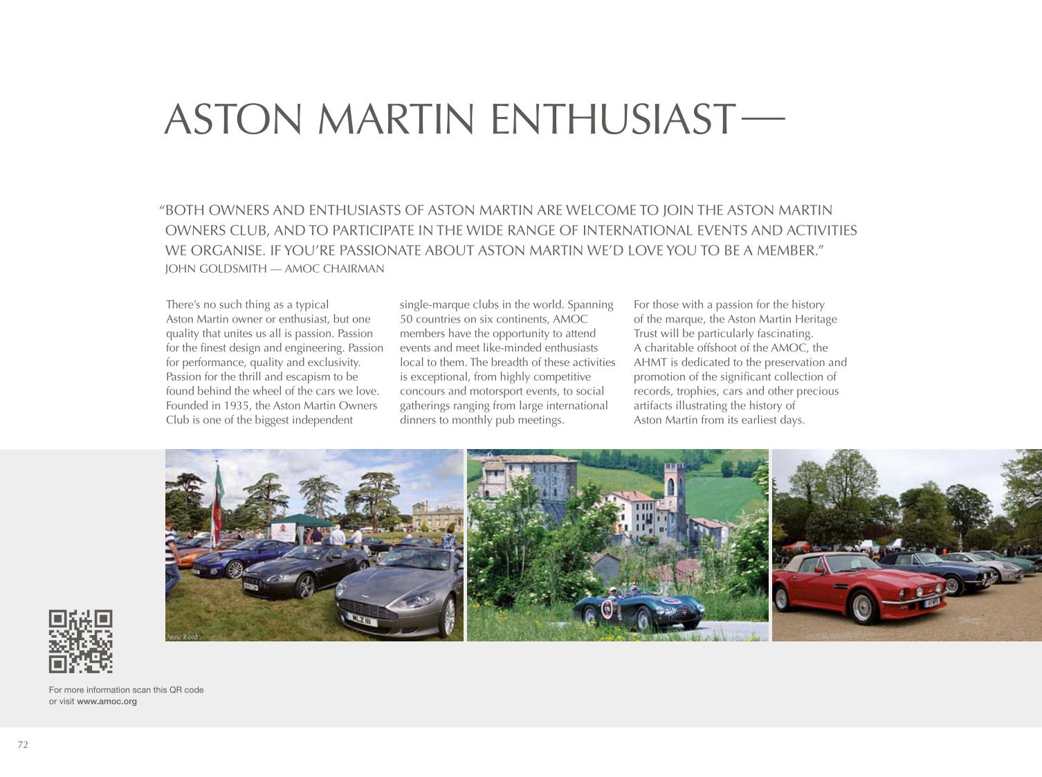 2012 Aston Martin Model Range Brochure Page 74